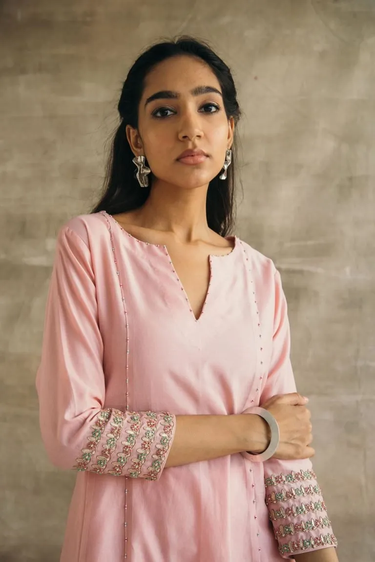 Gota Embroidered Kurta Set