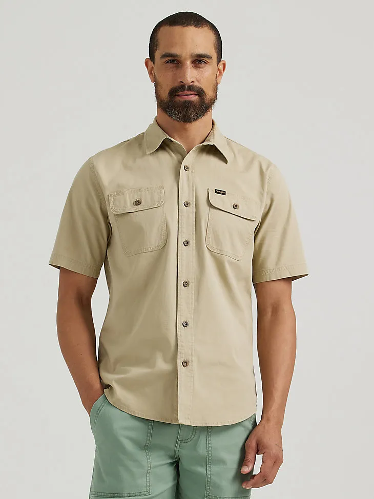 MEN'S STRETCH RIPSTOP BUTTON DOWN SHIRT IN TWILL