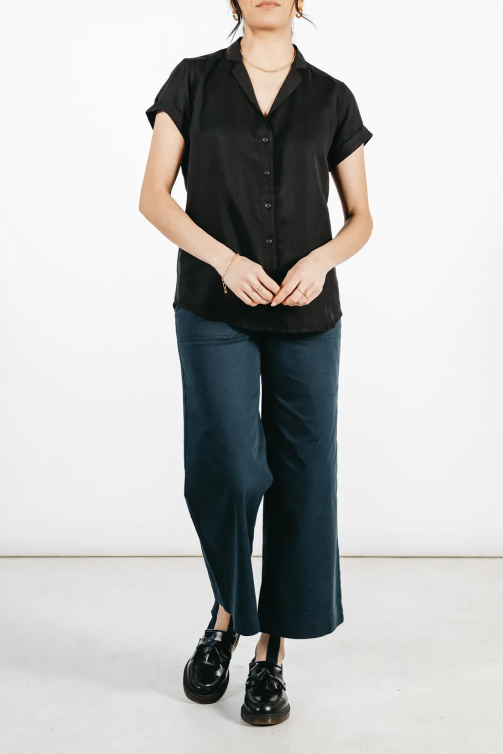 The Innes Black Shirt