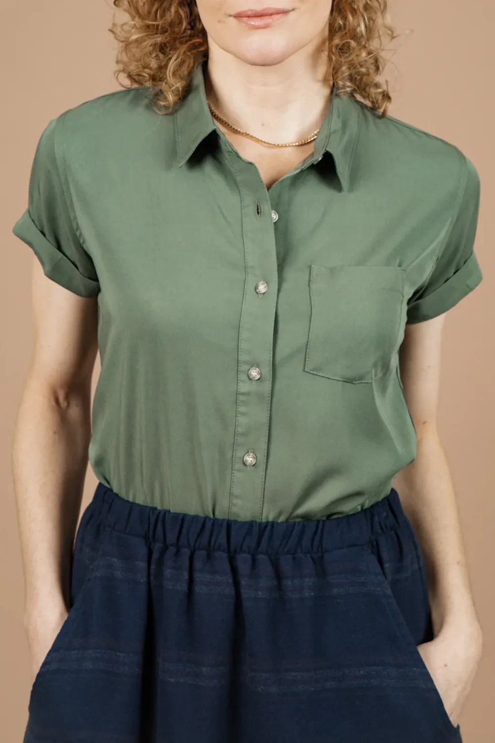 The Bea Green Shirt