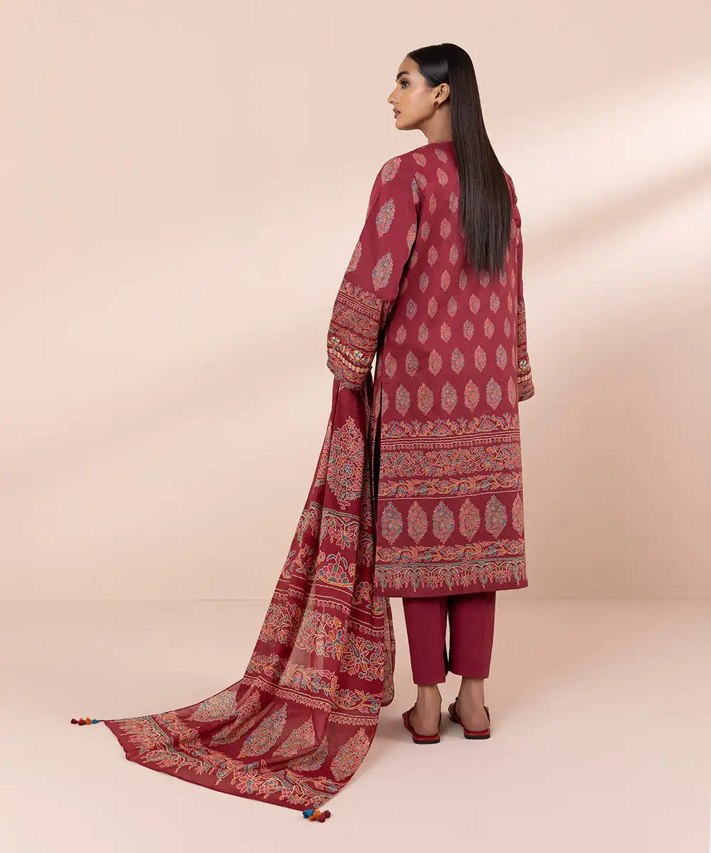 3 Piece - Embroidered Lawn Suit