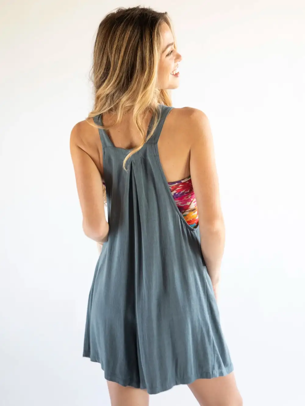 Carrington Romper - Charcoal