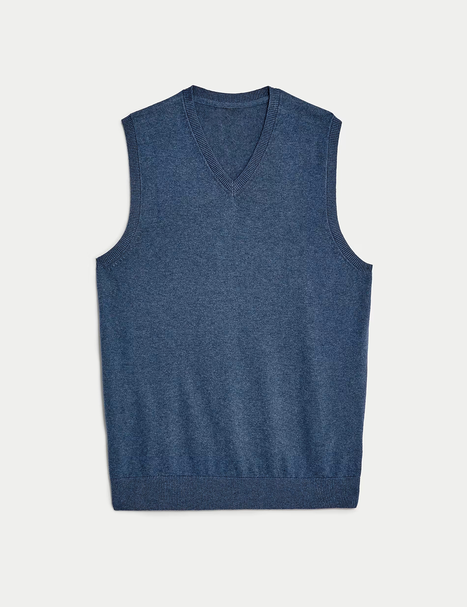 Pure Cotton Sleeveless Jumper