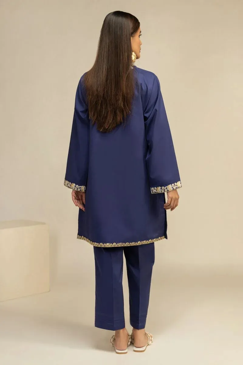 2 Piece | Kurta & Pants | Color Blue