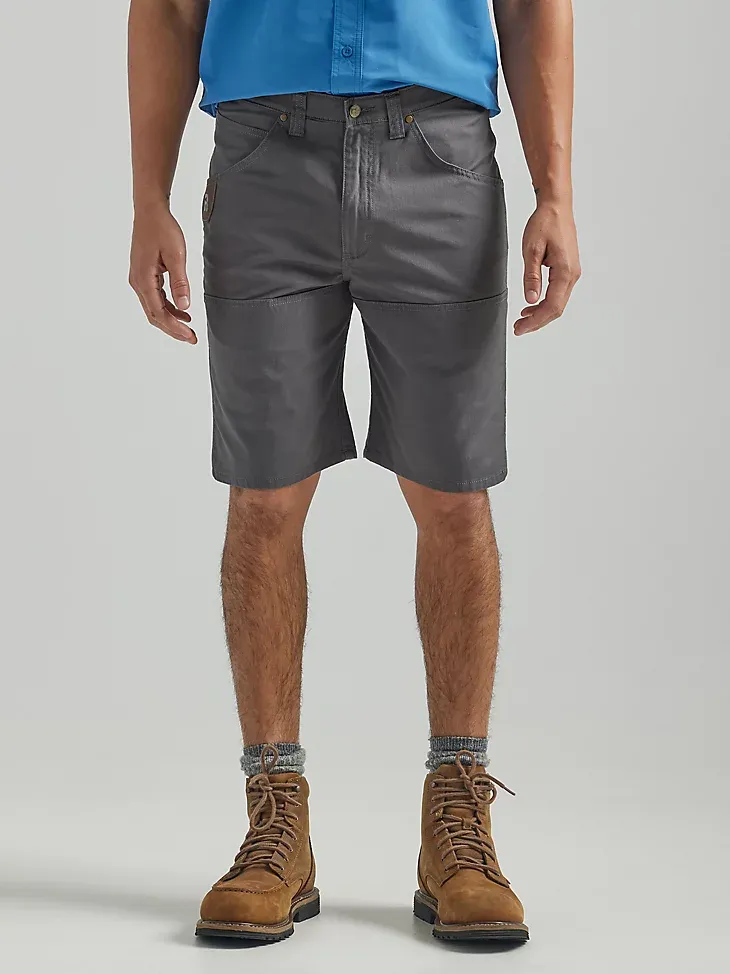 WRANGLER® RIGGS WORKWEAR® UTILITY RELAXED SHORT IN GREY PINSTRIPE