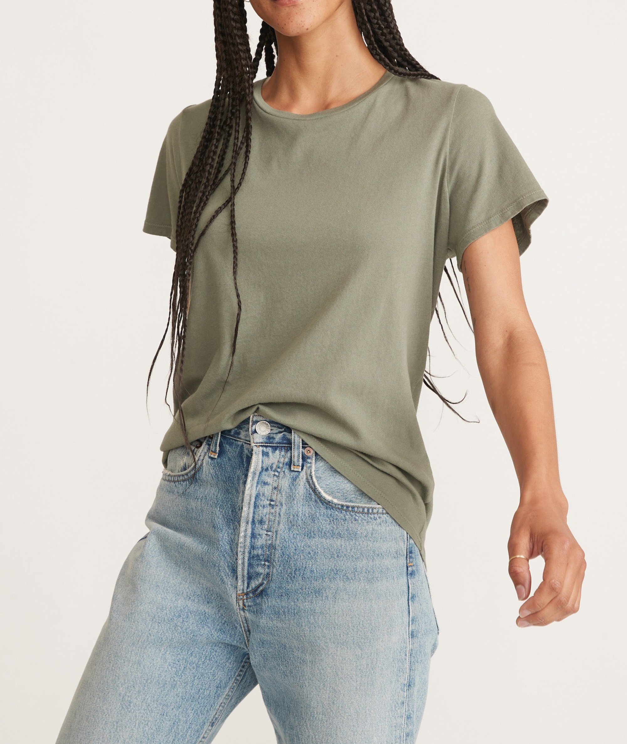 Easy Crew Vetiver Tee