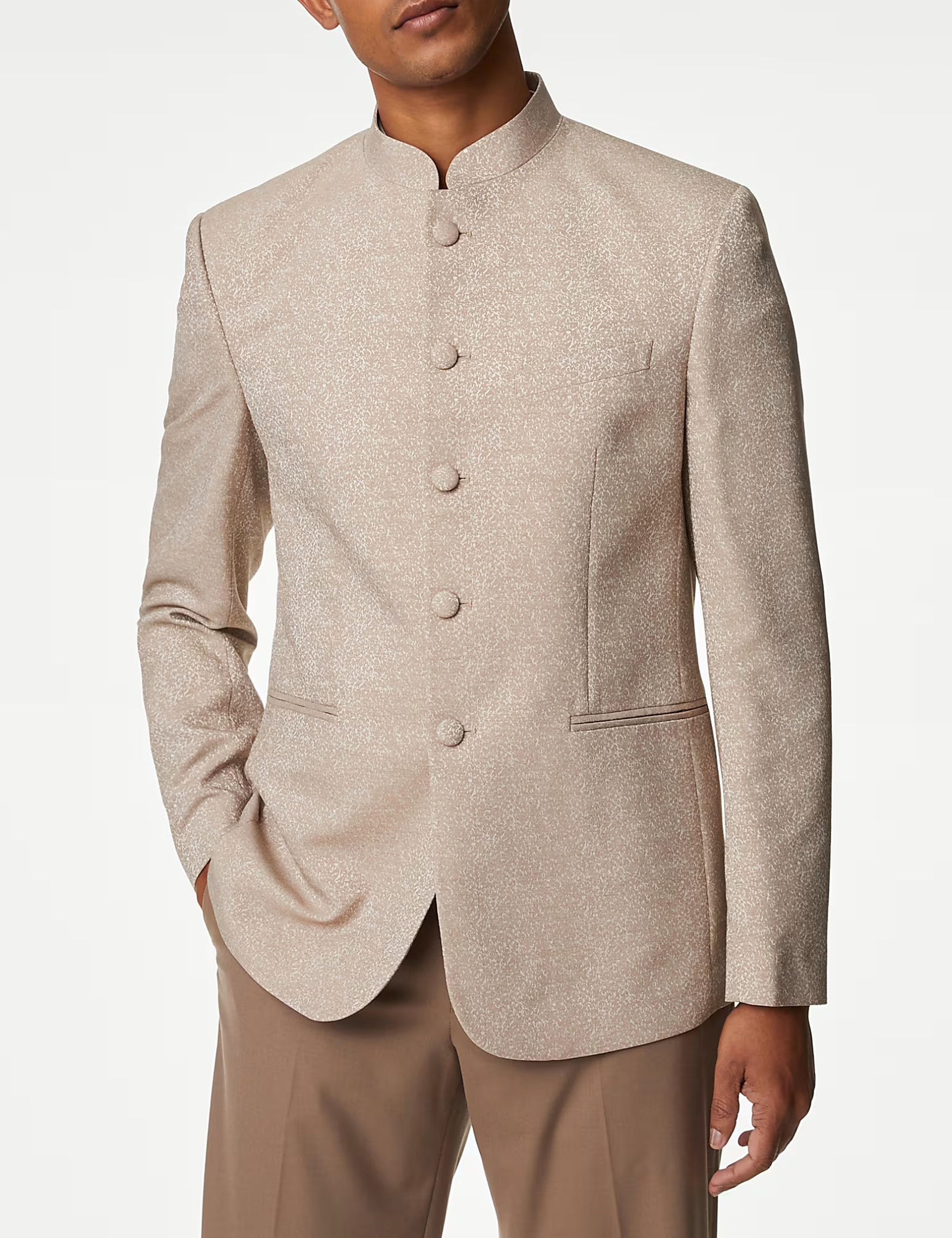 Textured Jacquard Jacket