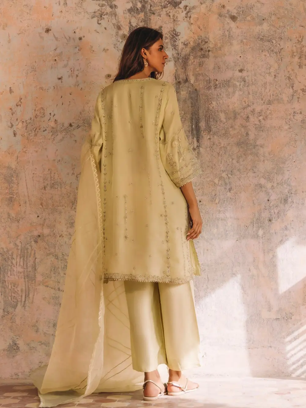 NIMR KURTA W/ IZAAR & DUPATTA