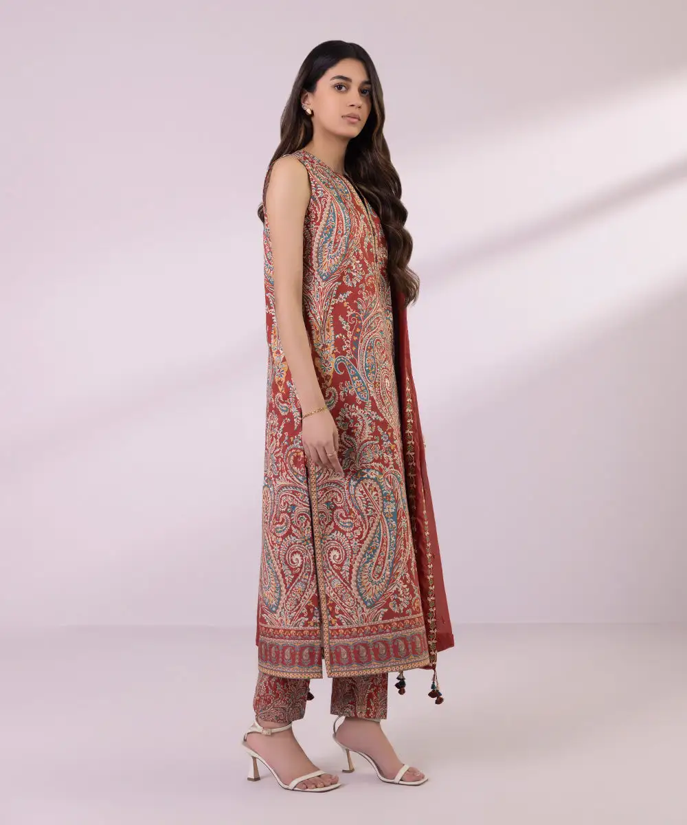 3 Piece - Embroidered Lawn Suit