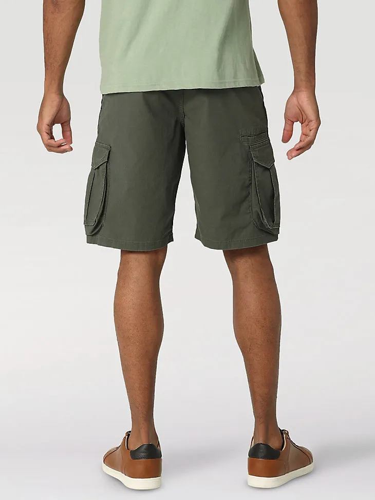 MEN'S FREE TO STRETCH RIPSTOP CARGO SHORT IN DEEP DEPTHS