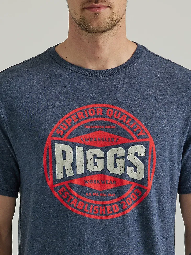 WRANGLER® RIGGS WORKWEAR® RELAXED FRONT GRAPHIC T-SHIRT IN MARSHMALLOW