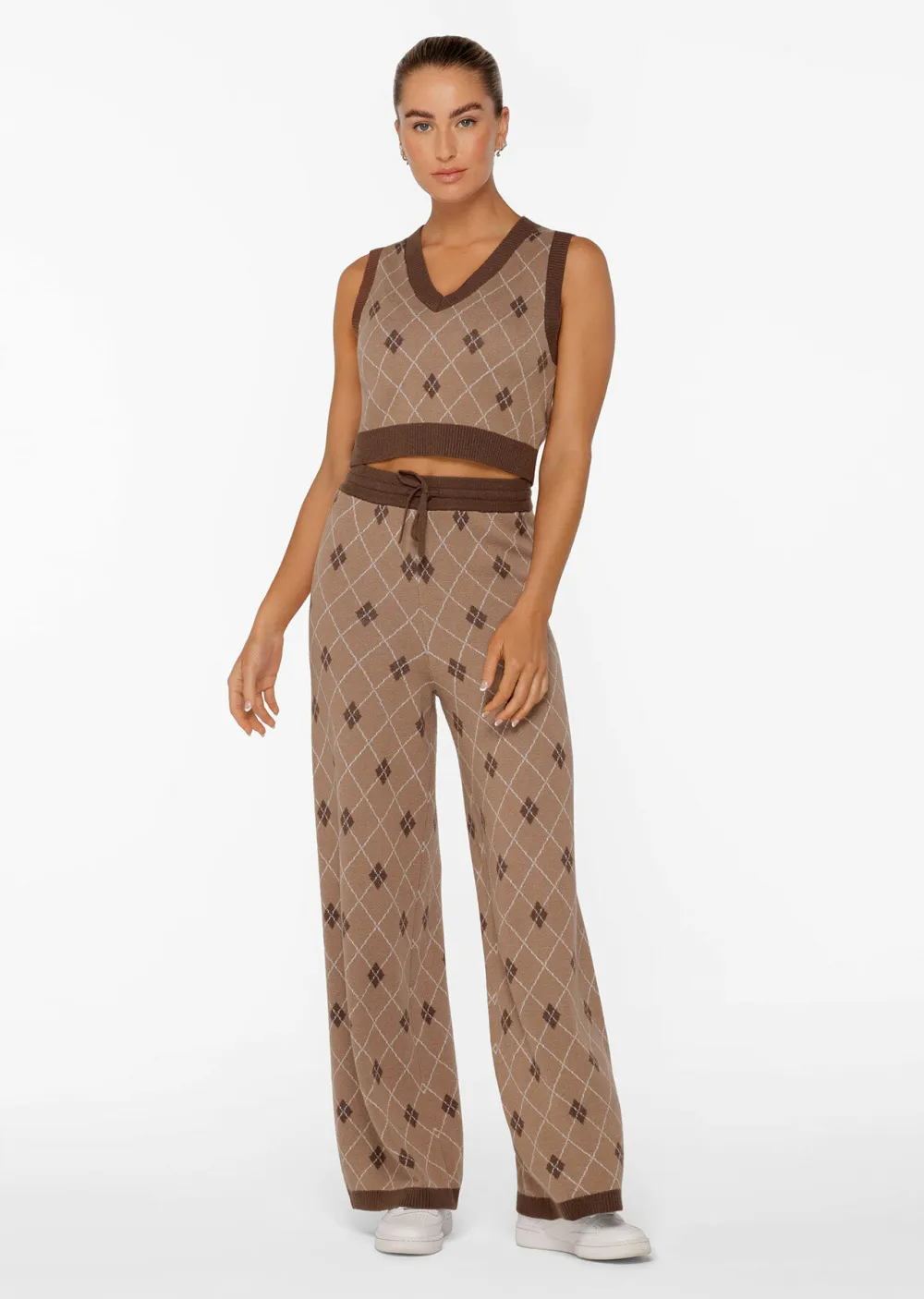 Caddie Wide Leg Knit Pant