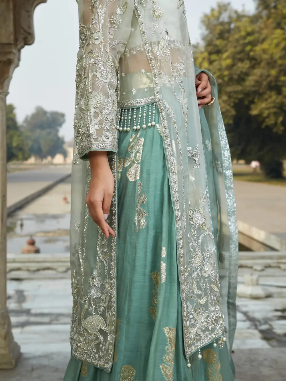 BUNDI W/ LEHENGA & DUPATTA