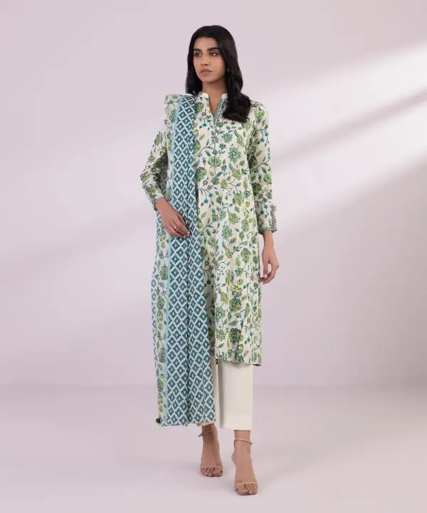 2 Piece - Printed Lawn Suit