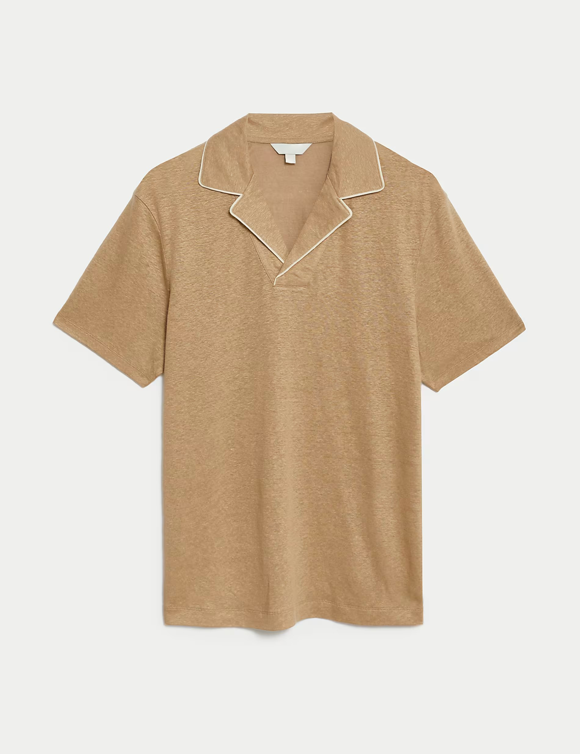 Linen Rich Polo Shirt