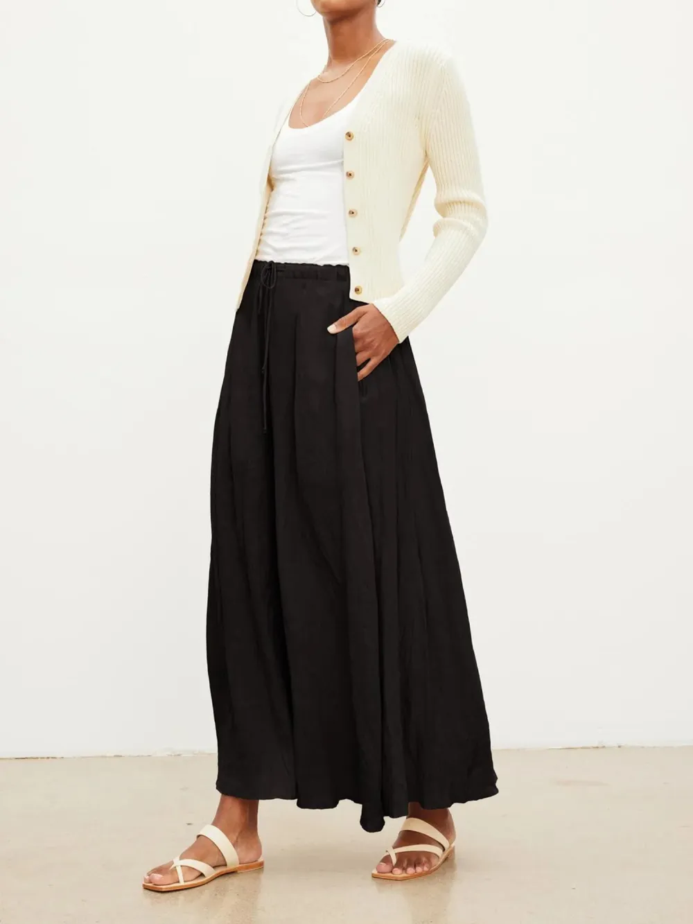 Bailey Linen Maxi Skirt