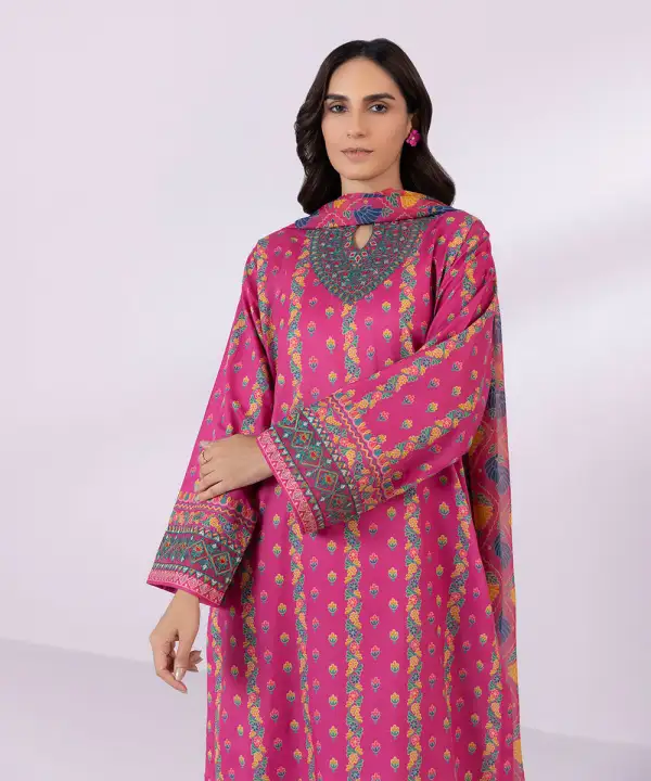 2 Piece - Embroidered Lawn Suit