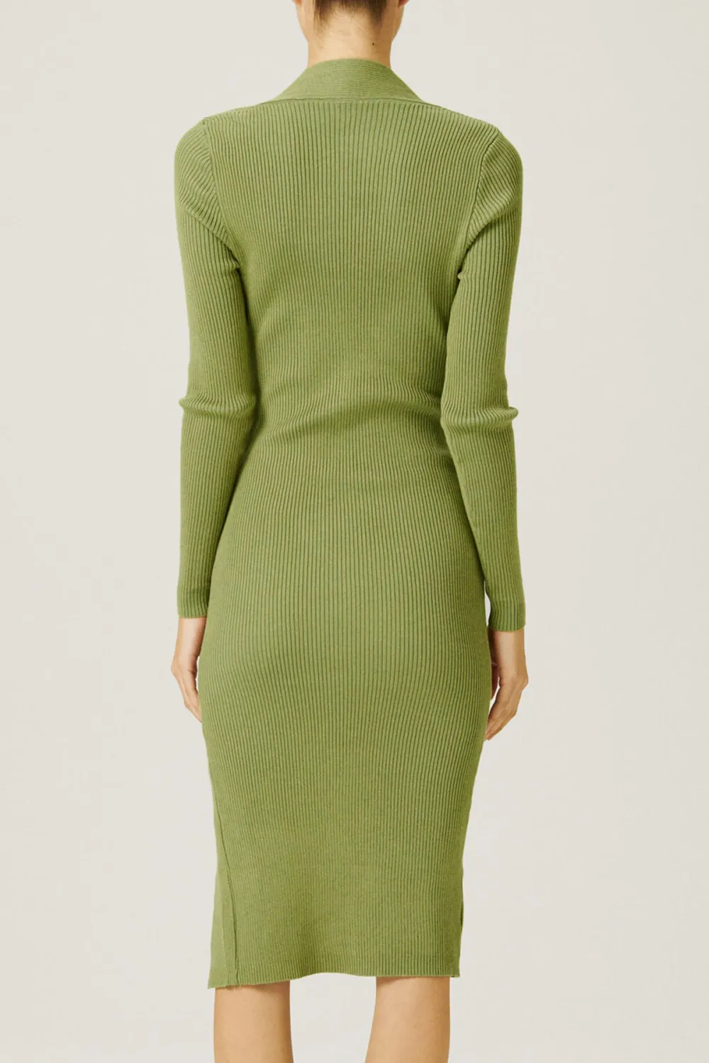 Edie Square Neck Knitted Dress