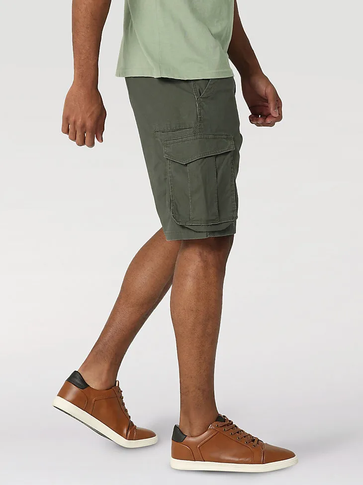 MEN'S FREE TO STRETCH RIPSTOP CARGO SHORT IN DEEP DEPTHS