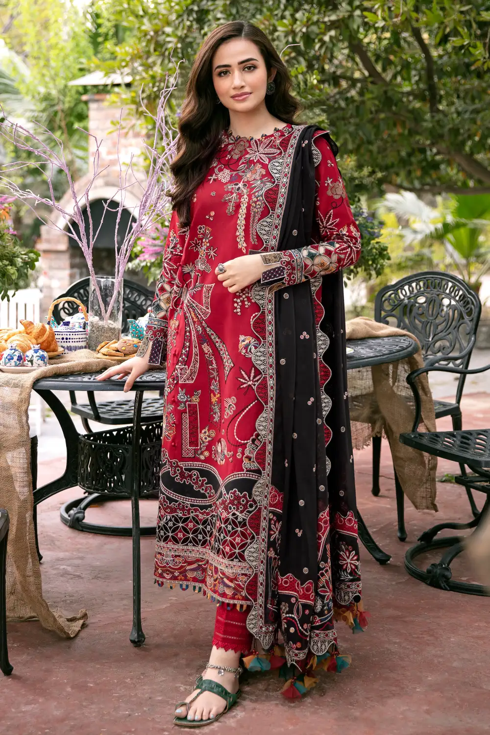 Afroz Embroidered Lawn