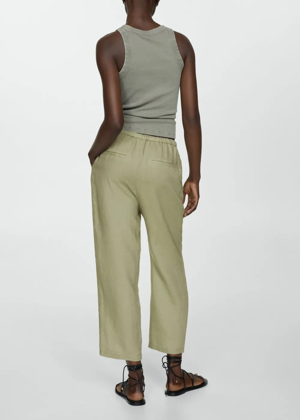 100% linen pants