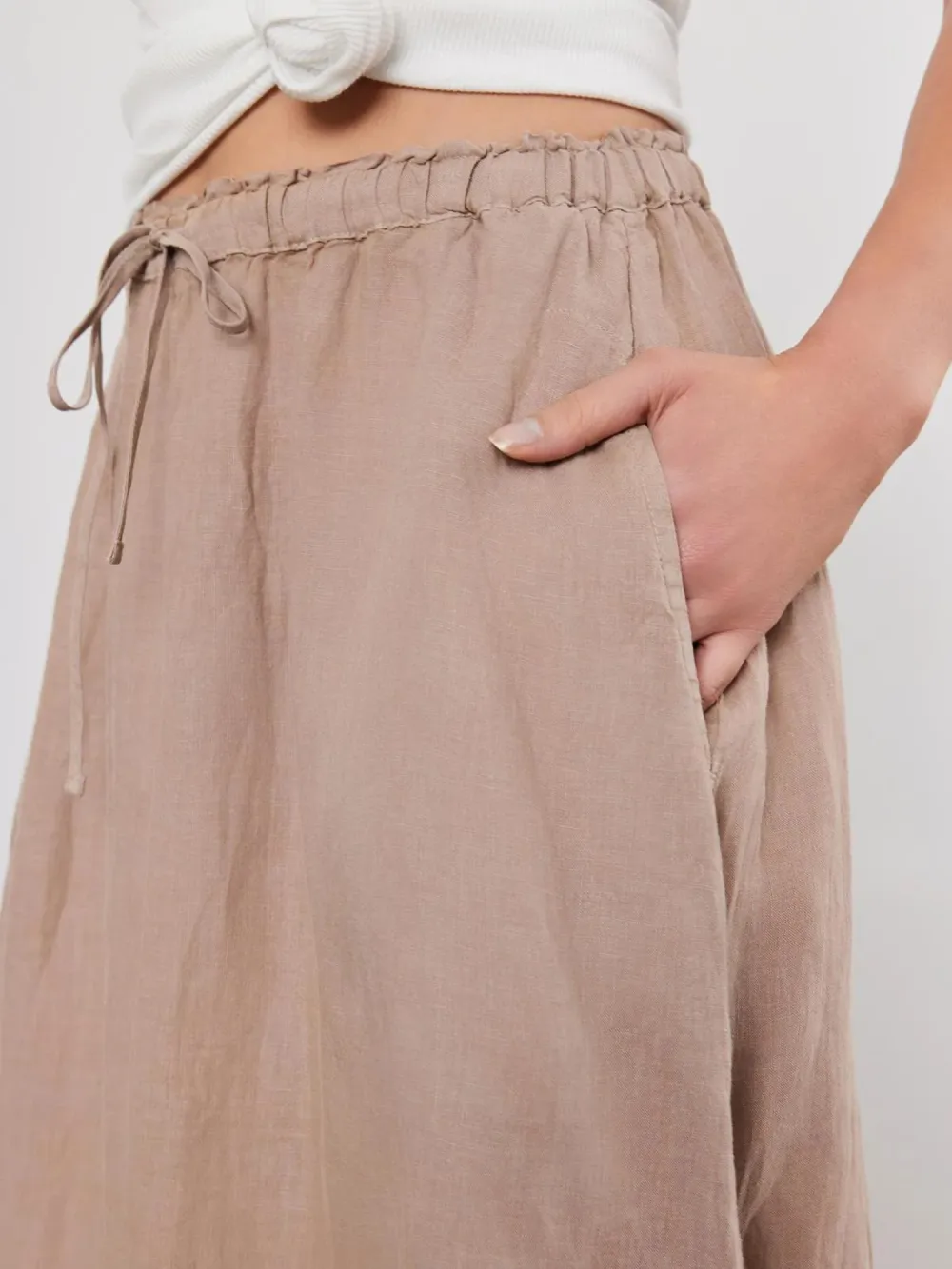 Nemy Linen Skirt