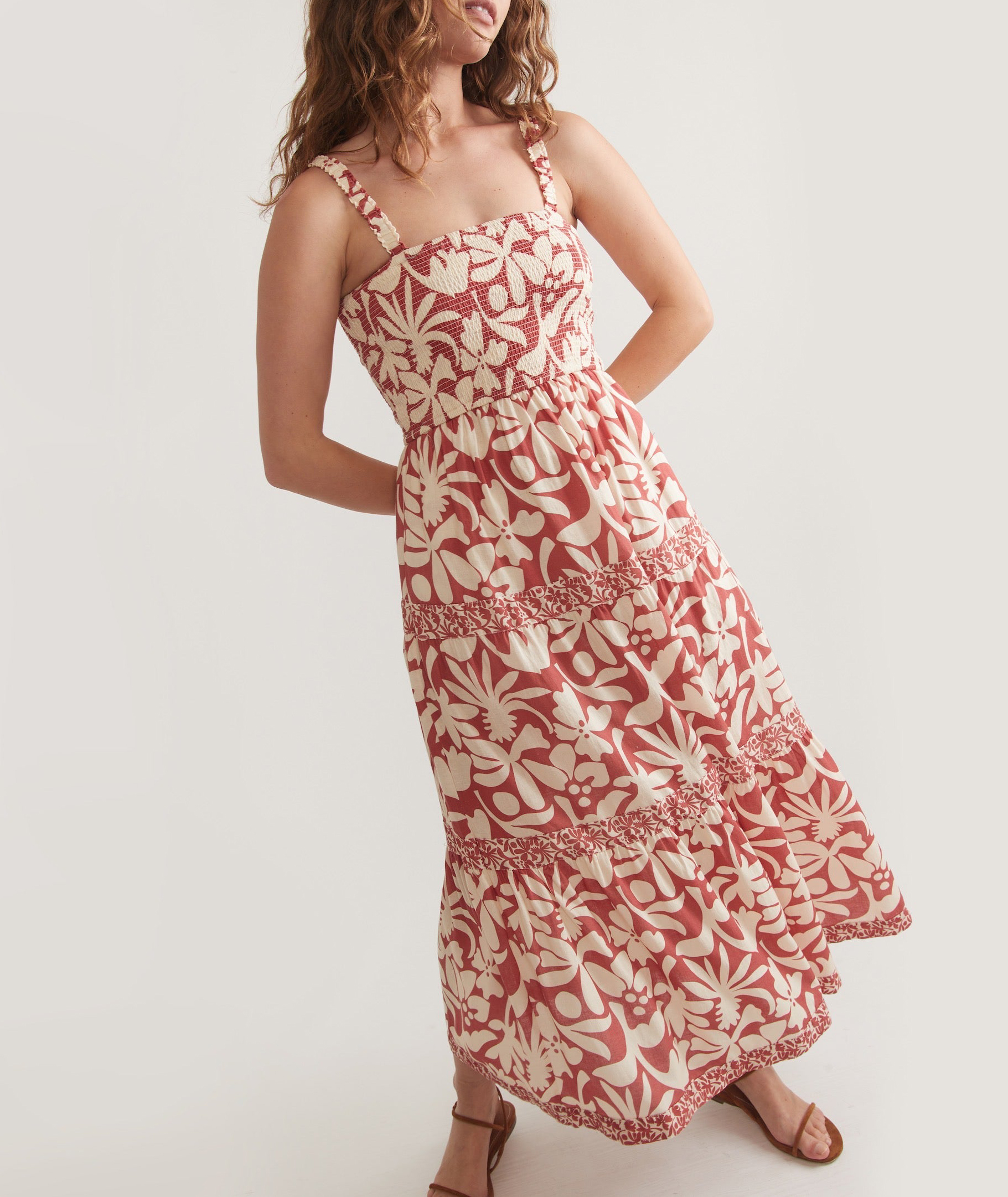 Auburn Flora Maxi Dress