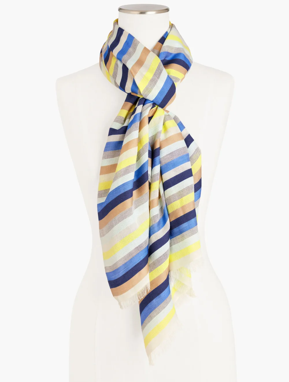 Sunset Stripe Oblong Scarf