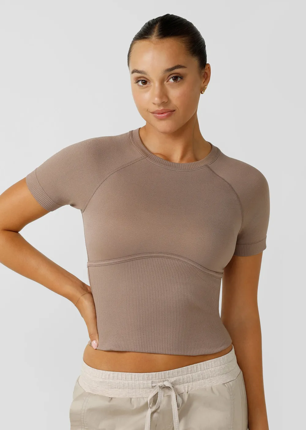 Seamless Contour Short Sleeve Top