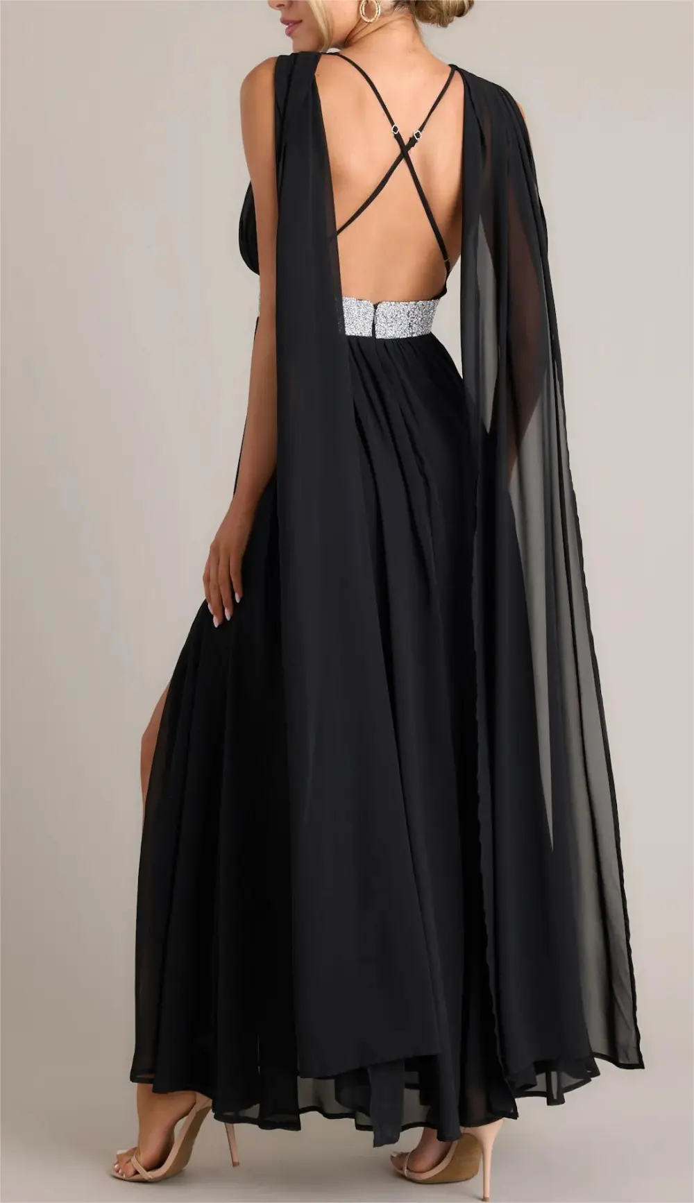 EVERYONE'S DESIRE BLACK MAXI DRESS