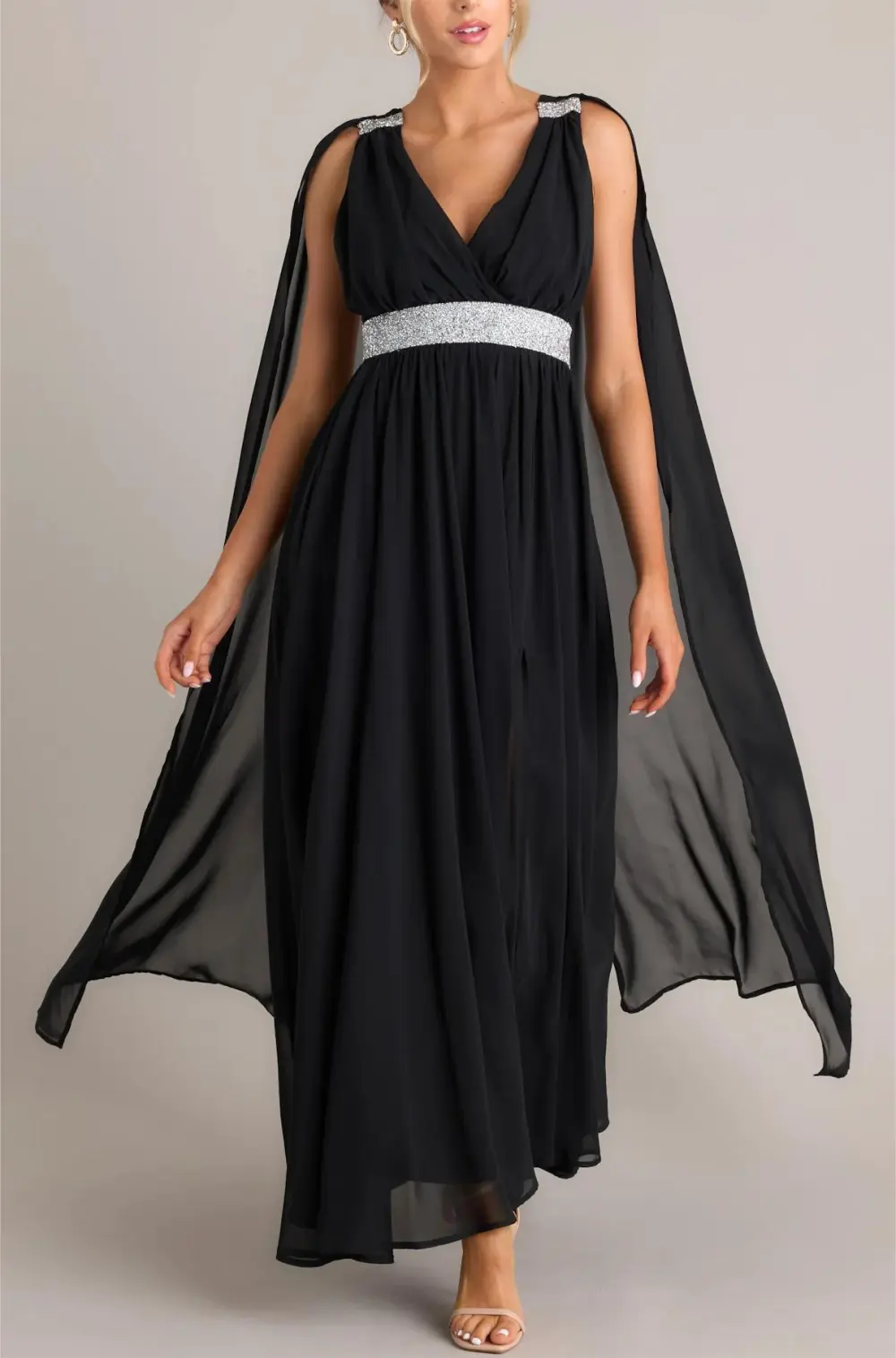 EVERYONE'S DESIRE BLACK MAXI DRESS