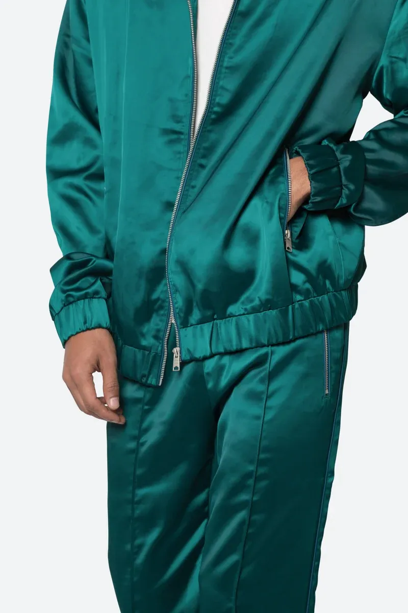 SATIN TRACK JACKET