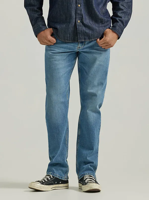 MEN'S REGULAR FIT FLEX JEAN IN LIGHT WASH