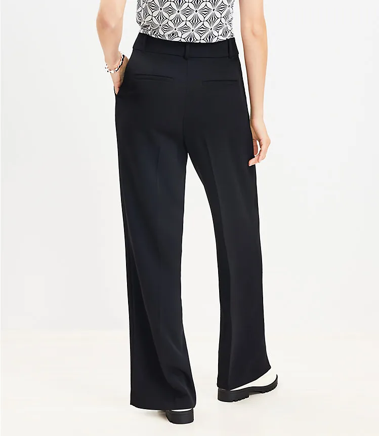 Peyton Trouser Pants in Crepe