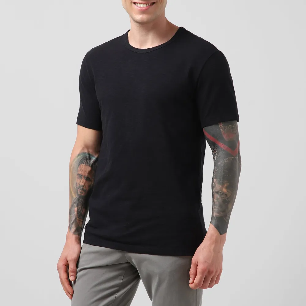 Straight Bottom Hem Tee