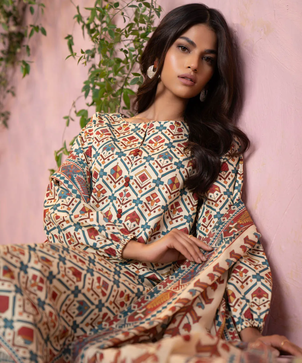 2 Piece - Printed Lawn Suit