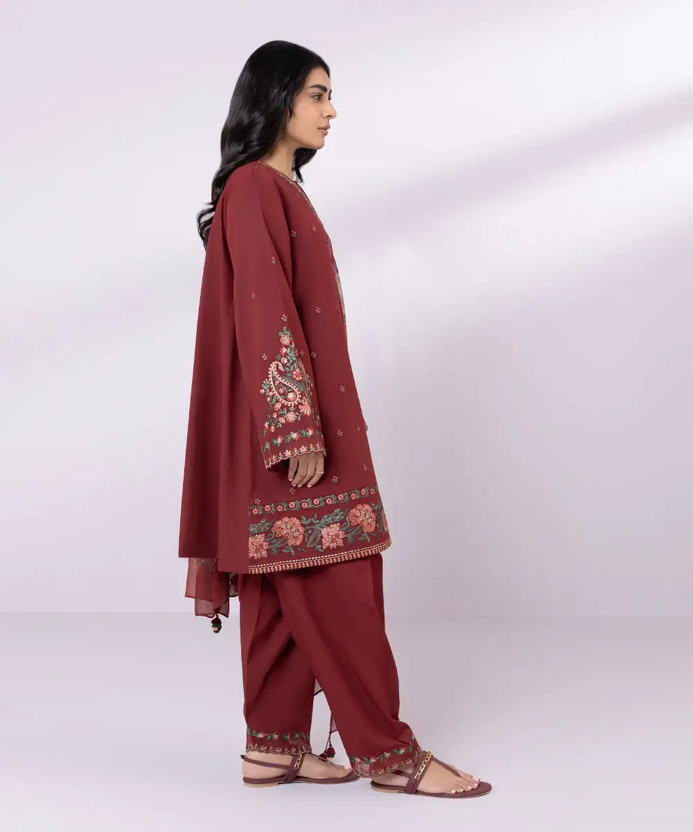 3 Piece - Embroidered Lawn Suit