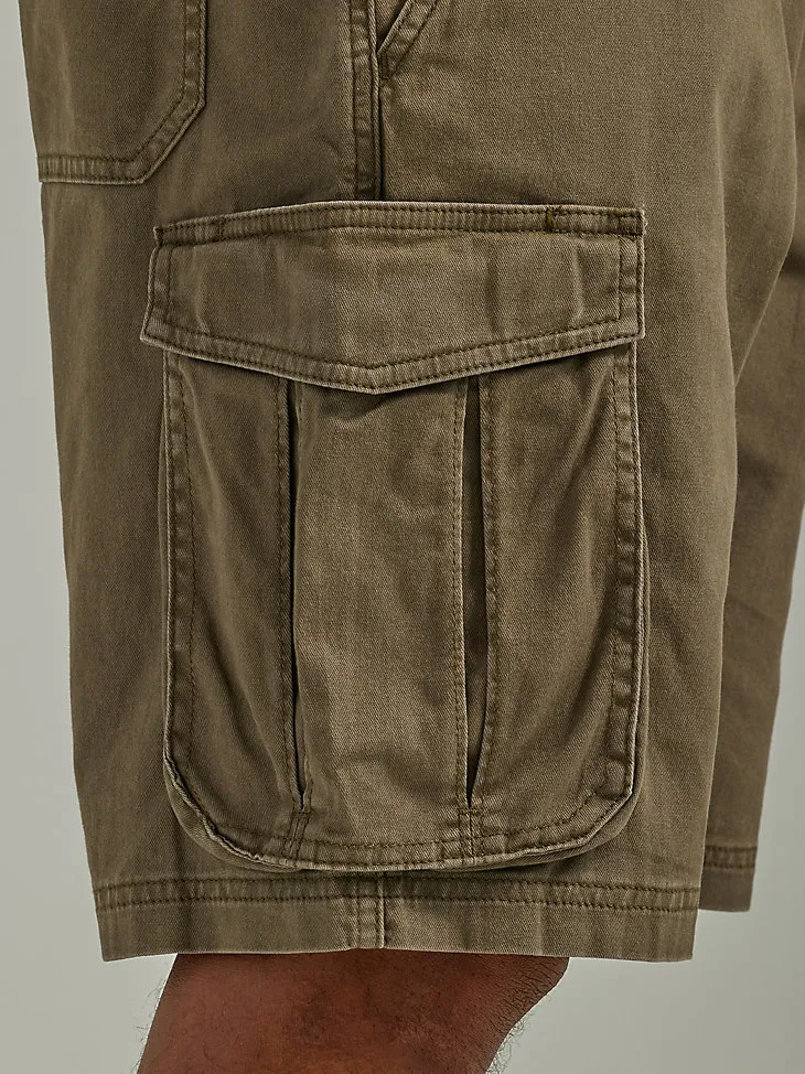 MEN'S FREE TO STRETCH™ DRAWSTRING CARGO SHORT IN ACORN