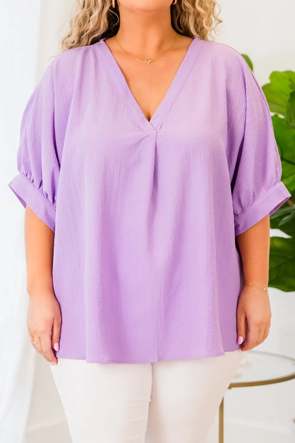 Social Scene Top, Lavender