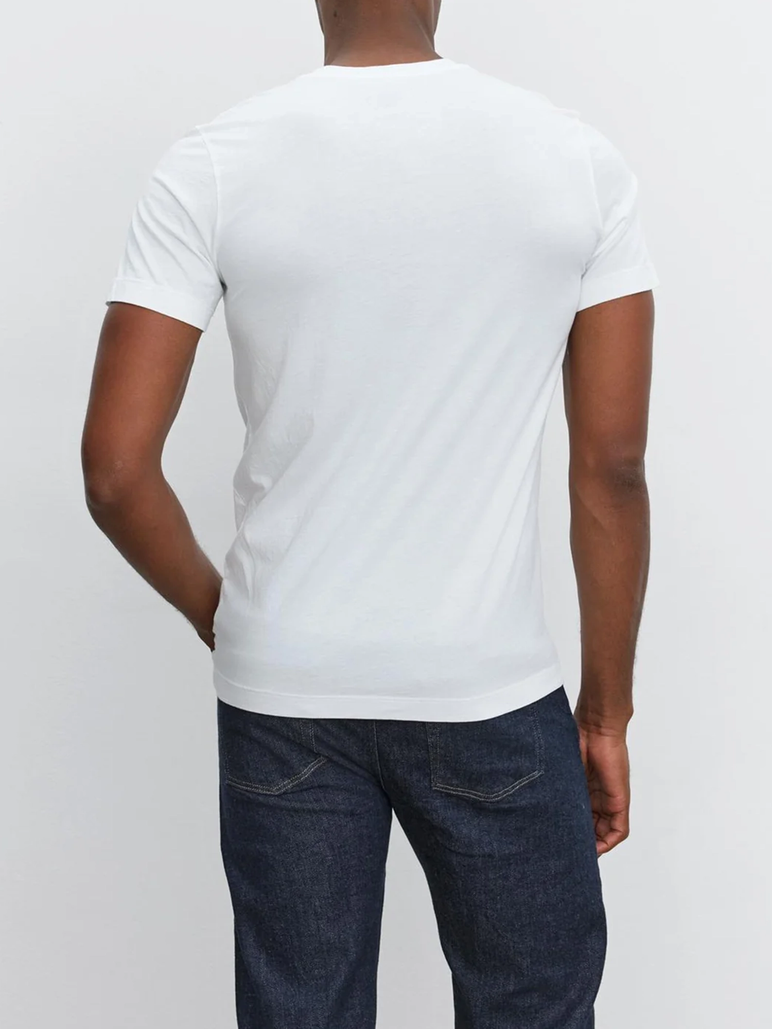 Men'S Fashion Cotton V-Neck T-Shirt