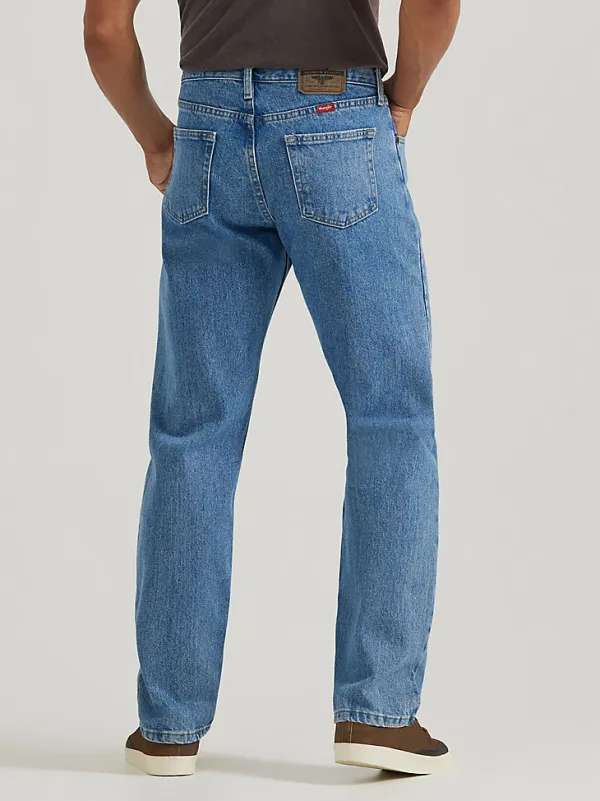 WRANGLER® FIVE STAR PREMIUM DENIM RELAXED FIT JEAN IN STONE BLEACH