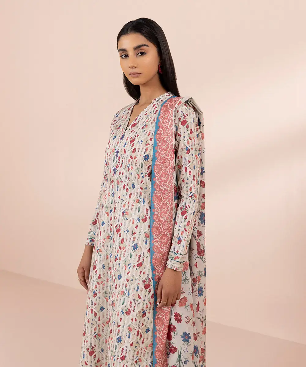 2 Piece - Printed Lawn Suit