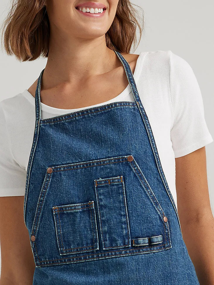 WRANGLER X BUFFALO TRACE™ DISTILLERS APRON IN OAK INDIGO