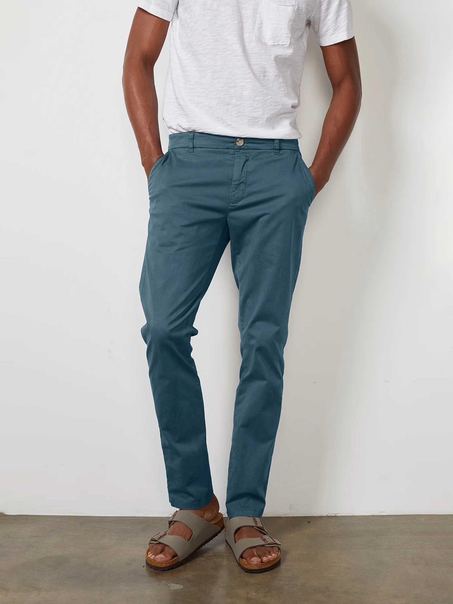 Stylish Men'S Solid Casual Pants