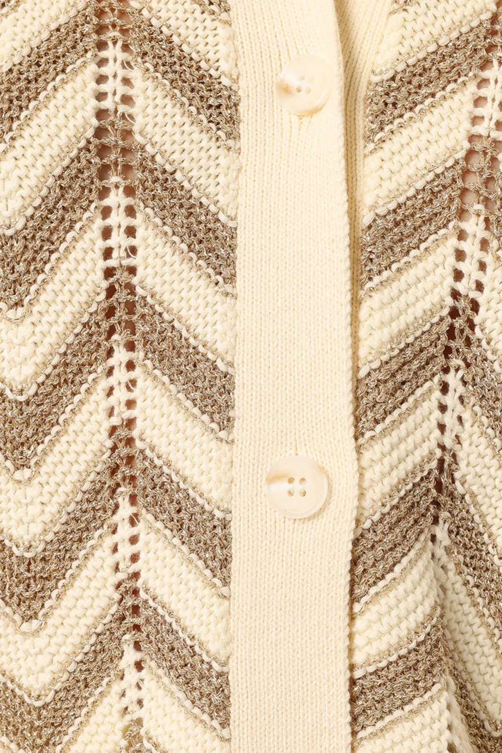 CHERIE KNIT SHIRT - SAND WHITE