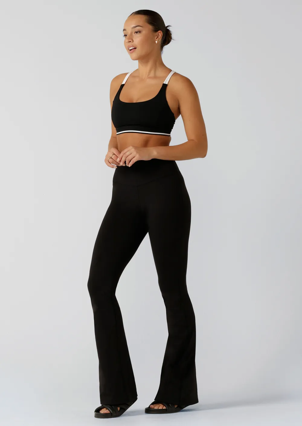 Lotus Flared Full Length Leggings - Tall