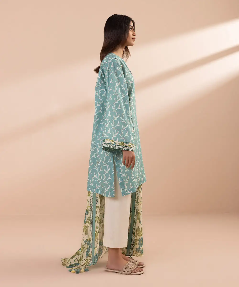 2 Piece - Printed Lawn Suit