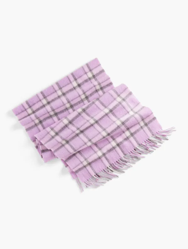 Cashmere Waterweave Scarf - Frosted Lavender