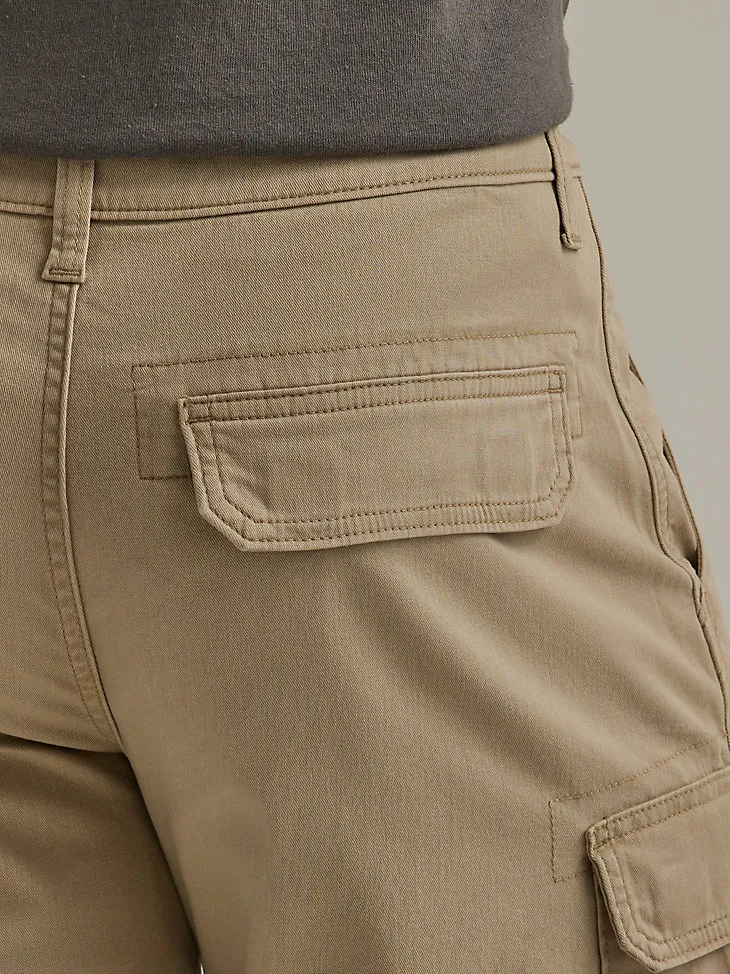 WRANGLER® MEN'S FIVE STAR PREMIUM STACKED CARGO SHORT IN TWILL