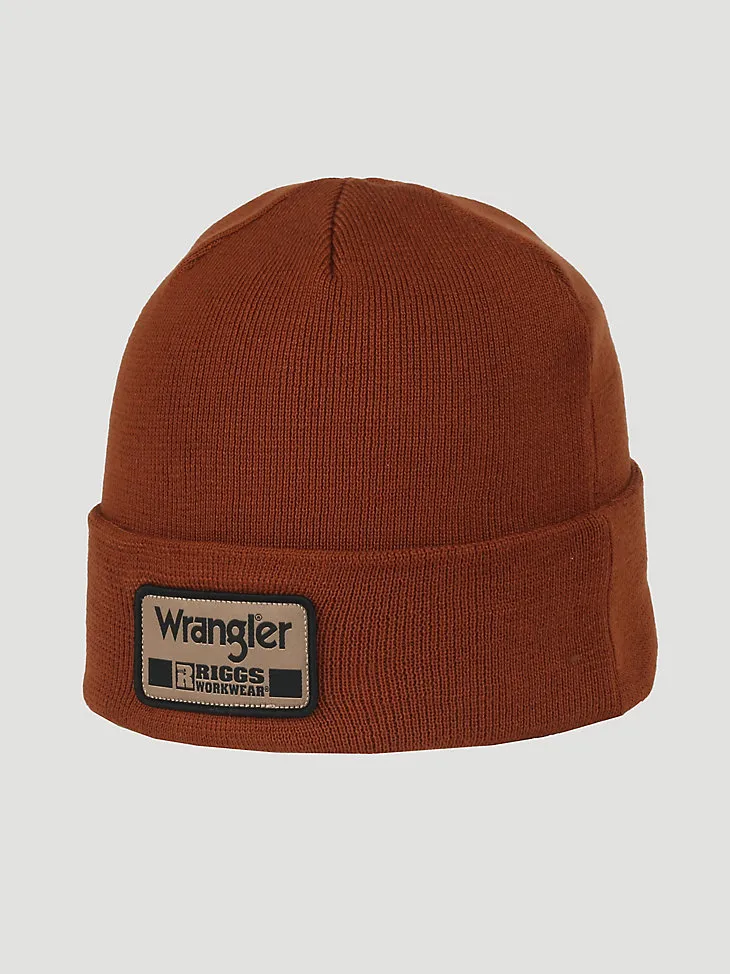 WRANGLER RIGGS WORKWEAR® BEANIE IN DUCK BROWN